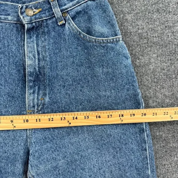 Vintage Lee Jeans Womens 10 High Rise 80s Tapered Mom Stone Washed Classic - Picture 11 of 12